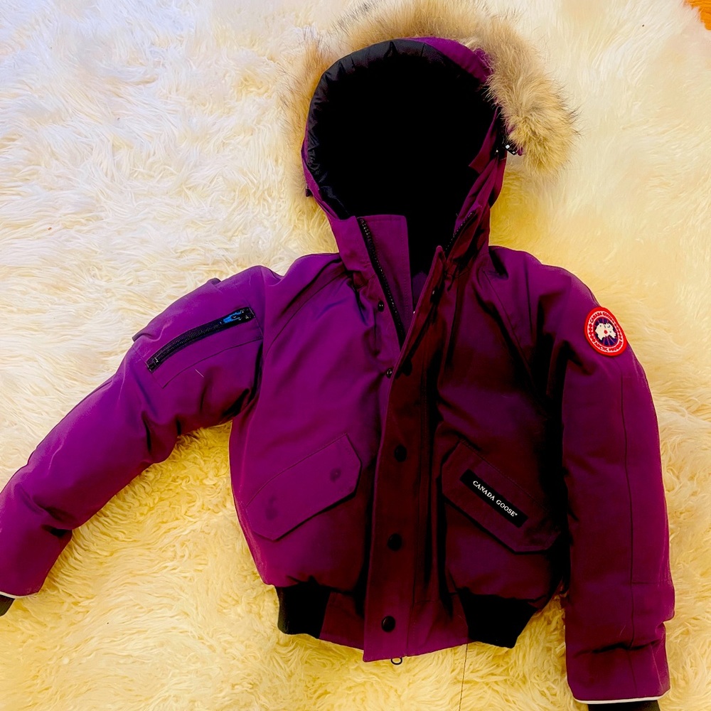 CANADA GOOSE
Unisex Rundle Hooded Bomber Jacket - Little Kid (XS 6)